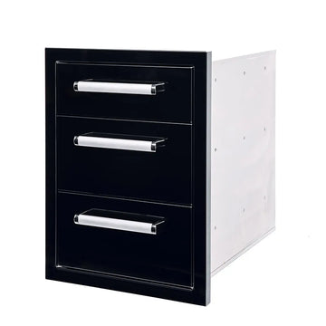 Titan Triple Drawer - Satin Black - CBATD-B